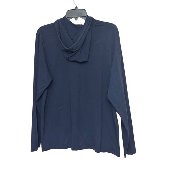 Polo Ralph Lauren Shirt Men Medium  Navy Blue Tee Hoodie Lightweight Size: M - Picture 2 of 5